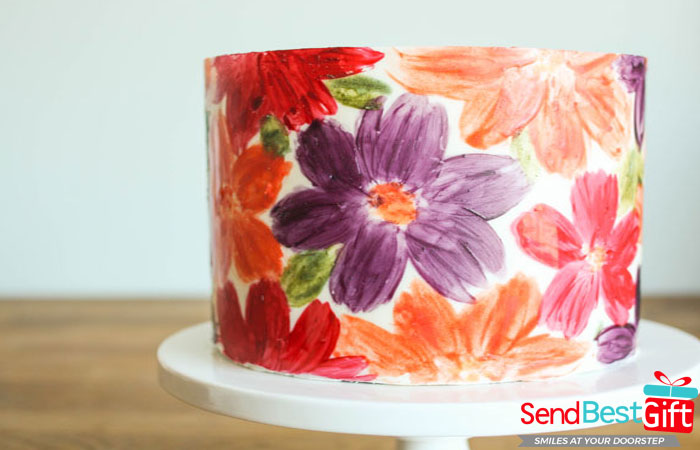 Choco-Floral-Wrapped-Cake