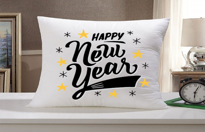 Dazzling New Year Cushion