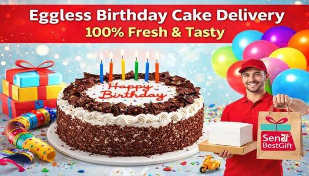 Eggless Birthday Cake Delivery 100% Fresh & Tasty