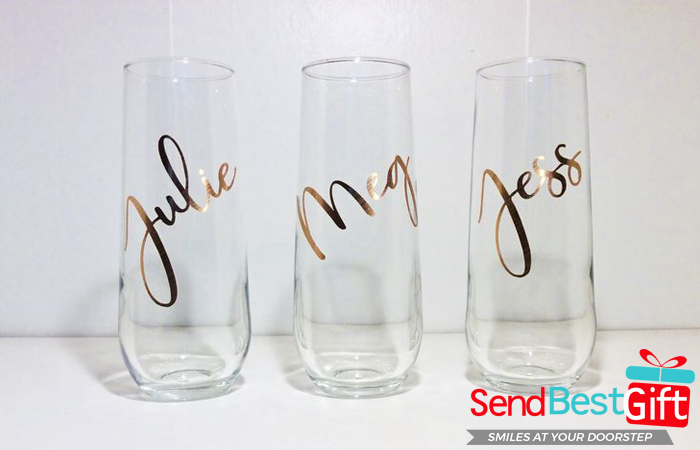 Fan Personalized Glass