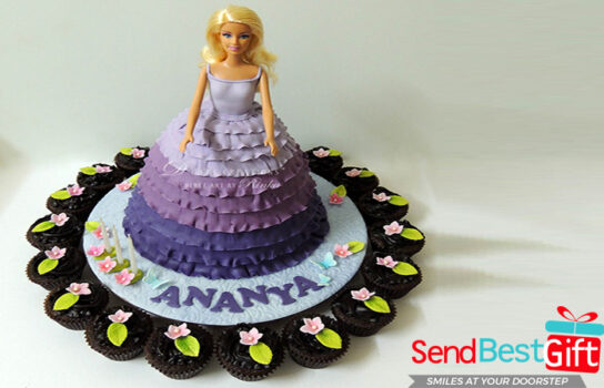 Personalized Doll Cake Price with Name and Same Day Delivery