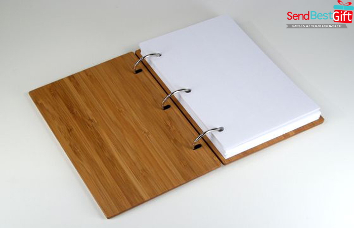 Personalized Idea Theme Wooden Binder Diary