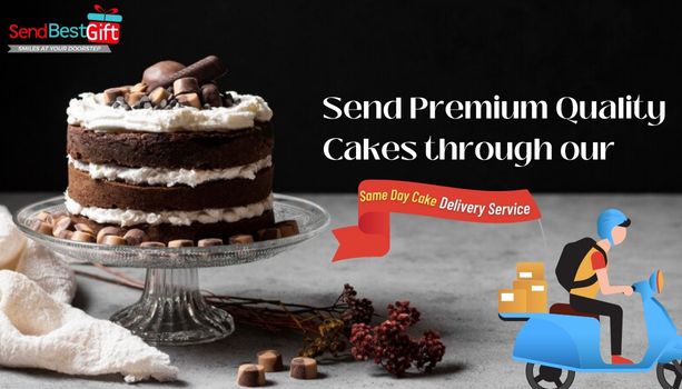 Send Premium Quality Cakes through our Same Day Cake Delivery Service
