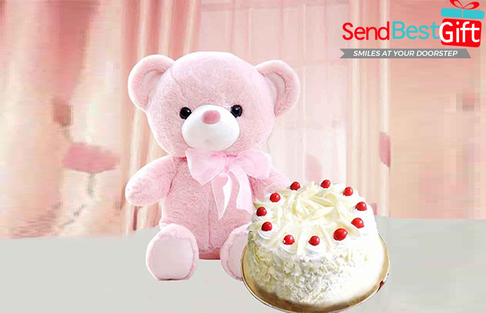 Teddy Bear and Cakes