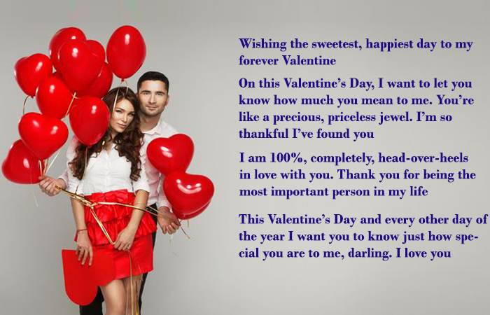 Valentines Day Quotes Wishes Messages for Wife or Girlfriend