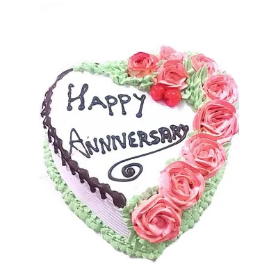 25th Anniversary Cake 1 Kg  GiftSend Single Pages Gifts Online HD1108828  IGPcom