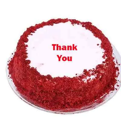 Thank You Red Velvet Cake