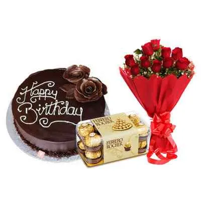 Send Cake and Flowers to India  Kalpa Florist