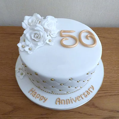 Cake for 50th Wedding Anniversary