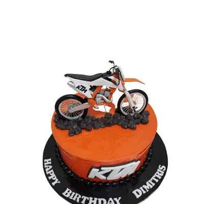 Delicious Chocolate Motorcycle Cake
