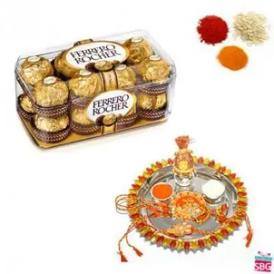Rakhi Thali With Ferrero Rocher