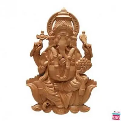 Wood Ganesha