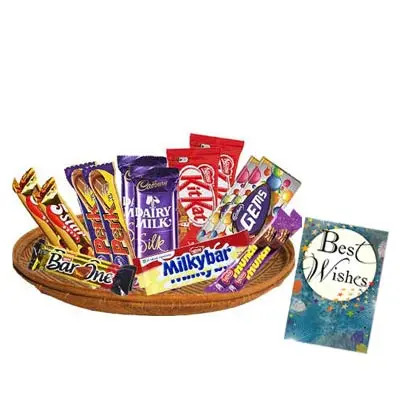 Mixed Chocolates Exclusive Hamper With Card