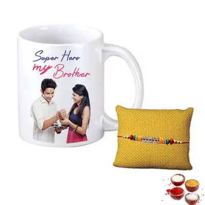 Mug For Brother With Rakhi