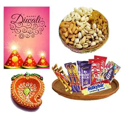Diwali Dry Fruits & Chocolates Hamper