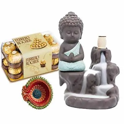 Buddha Fog with Ferrero Rocher & Diya