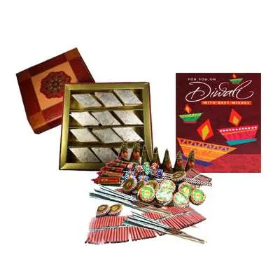 Diwali Crackers with Sweets