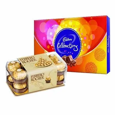 Ferrero Rocher with Cadbury Celebration