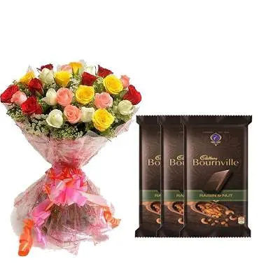 Mix Roses Bouquet with Bournville