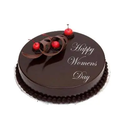 Happy Womens Day Chocolate Cake