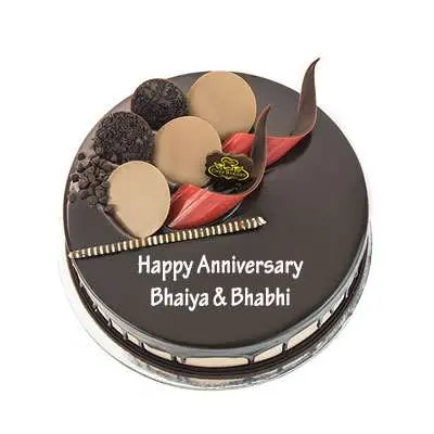 Bhaiya Bhabhi Anniversary Chocolate Cake