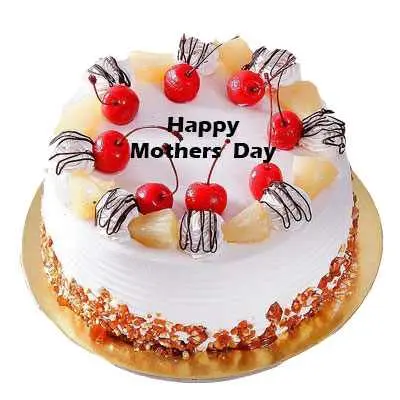 Mothers Day Pineapple Cherry Cake