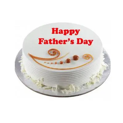 Fathers Day Vanilla Cake