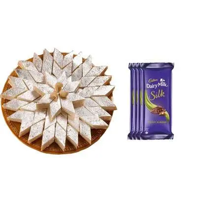 Kaju Burfi & Silk Chocolates