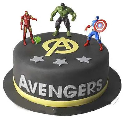 The Avengers Fondant Cake