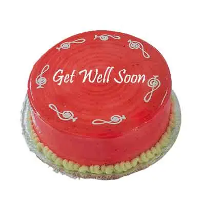 Get Well Soon Strawberry Cake