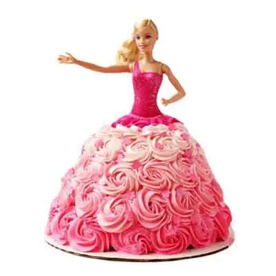 Barbie Doll Design Cake