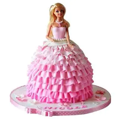 Delicious Barbie Doll Cake
