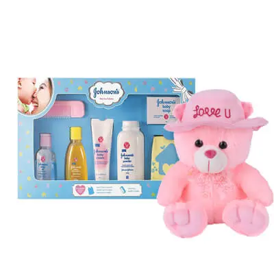 Baby Care Gift Pack with Teddy