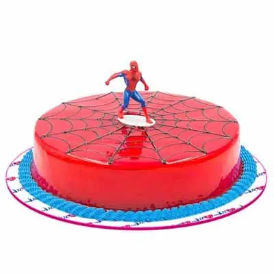 Spiderman Strawberry Cake