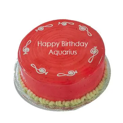 Aquarius Strawberry Cake