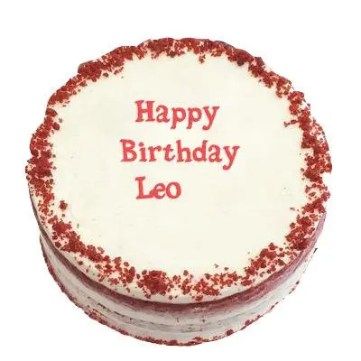 Red Velvet Cake For Leo Zodiac Sign