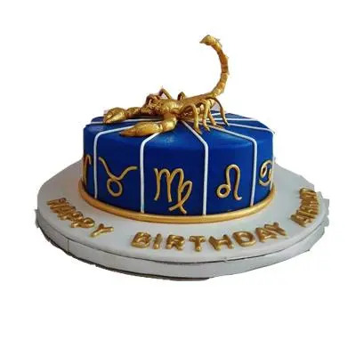 Edible icing sheet Zodiac Scorpio sign for cake 6321 from Sweetec