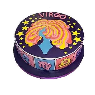 Special Virgo Fondant Cake