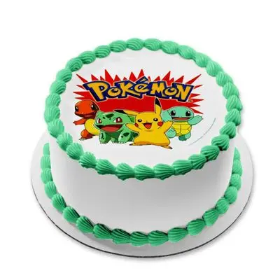 Pokemon Round Cake