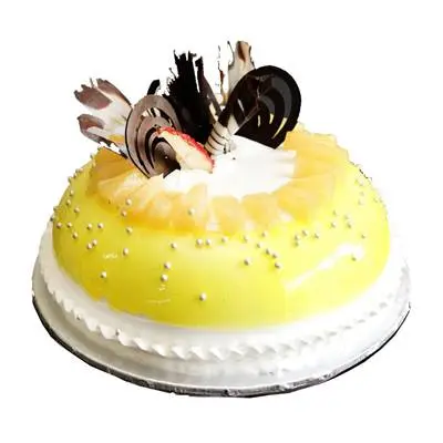 Dome Shaped Pineapple Cake