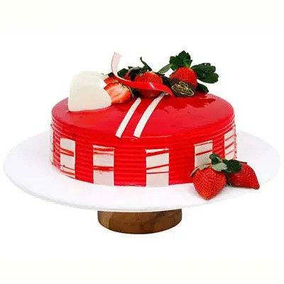 Satin Strawberry Cake