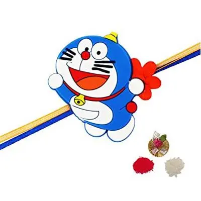 Buy/Send Doraemon Rakhi for Kids Online @ Rs. 199 - SendBestGift