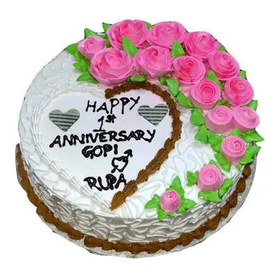 1St Anniversary Cake  CakeCentralcom