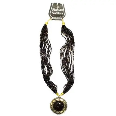Buy/Send Black Small Pearl Necklace 