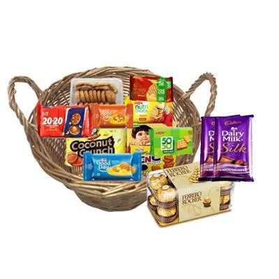 Cookies and Biscuit Gift Hamper with Chocolates