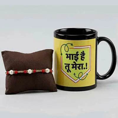 Rakhi with Personalized Mug Gift
