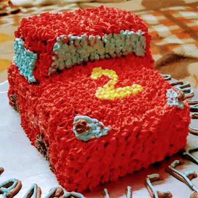 Car Theme Boy Cake