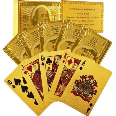 Gold Cards Foil Plated
