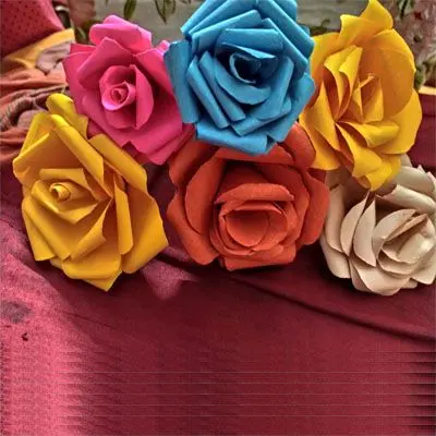 Handmade Paper Rose Flower