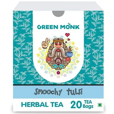 Green Monk Organic Smoochy Tulsi Herbal Tea